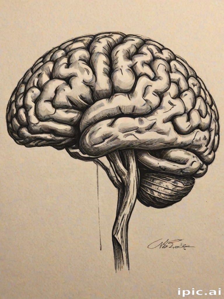 brain sketch