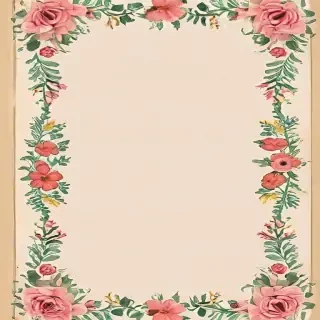 floral page borders