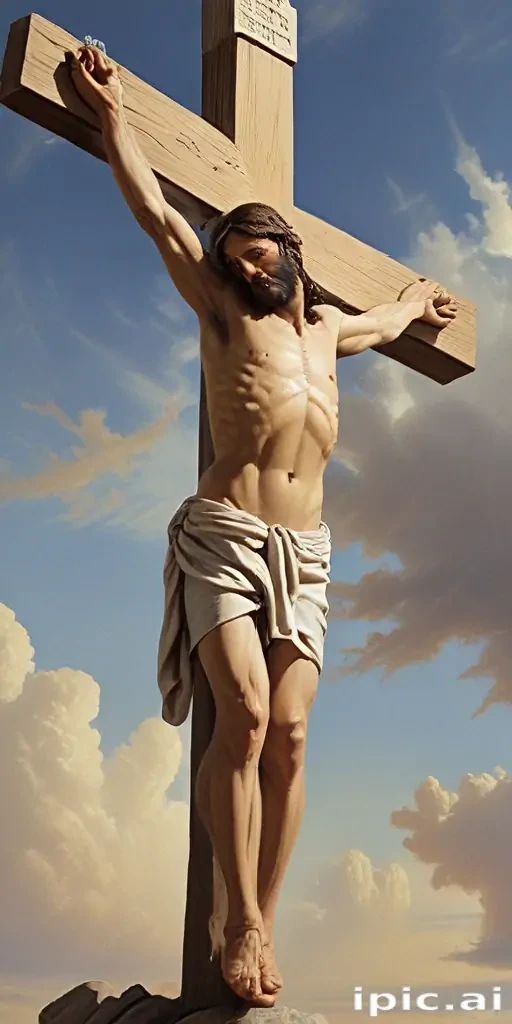 jesus on the cross picture