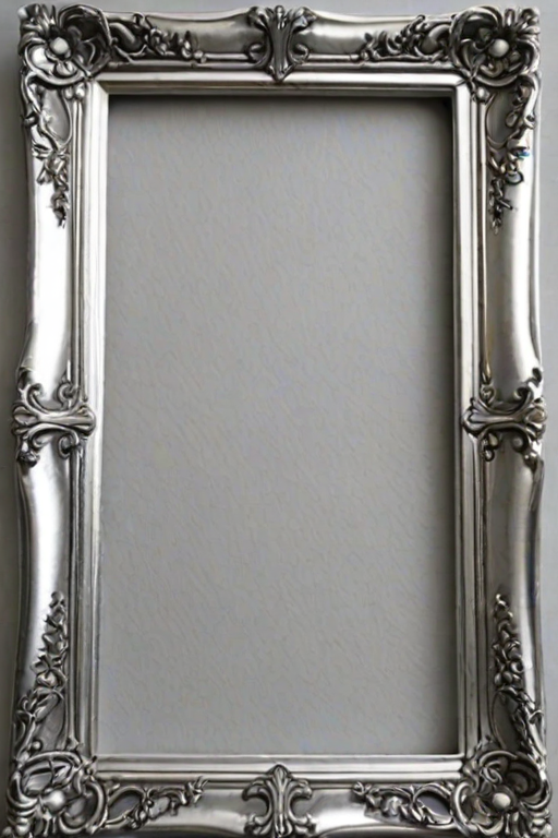 silver frame png
