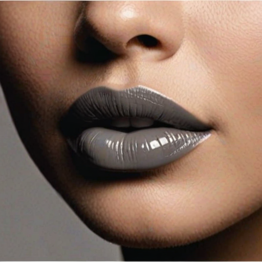 lips clipart black and white