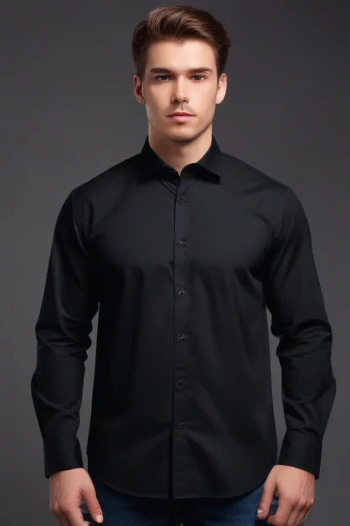 black mockup shirt