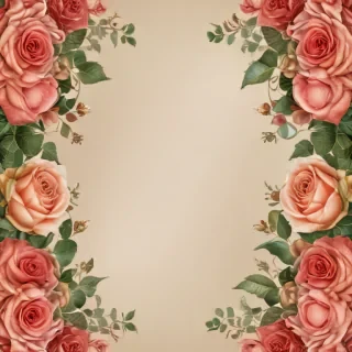 rose border png
