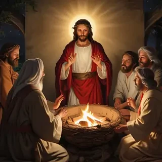 jesus at christmas images
