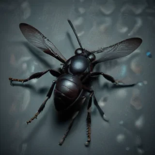black wasp
