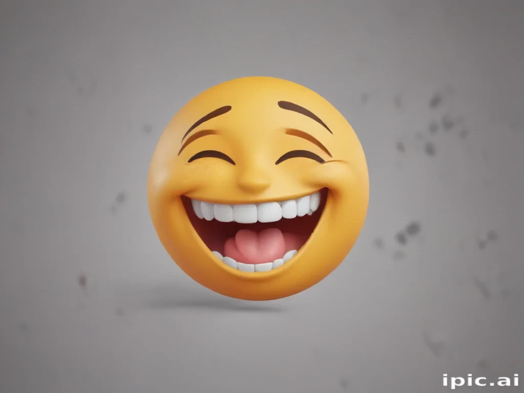 laugh emoji transparent background