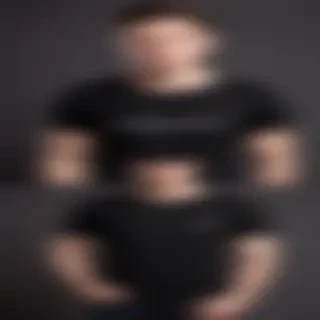 black mockup t shirt