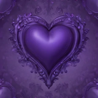 purple heart pattern wallpaper