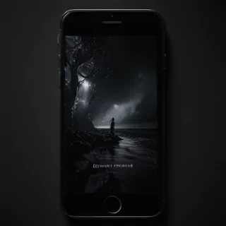 dark phone background