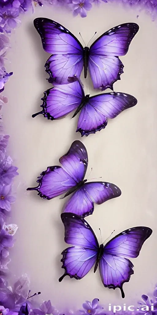 purple butterfly images