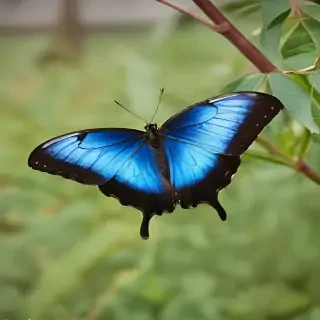 blue morpho butterfly
