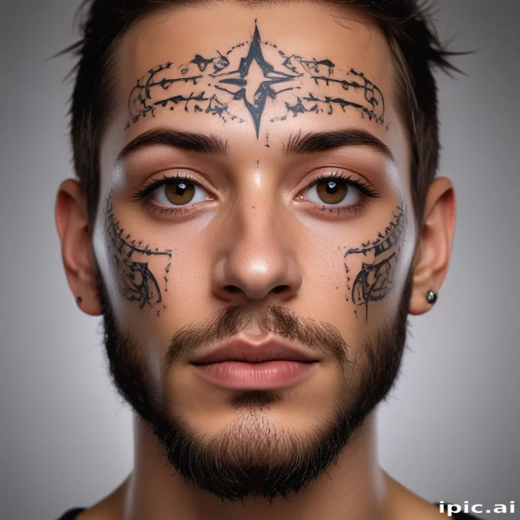face tattoo png