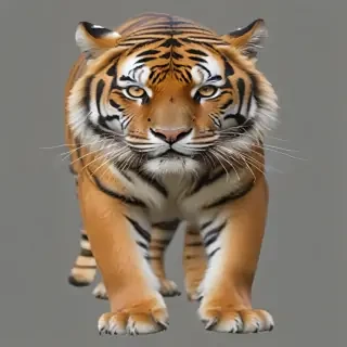 tiger transparent