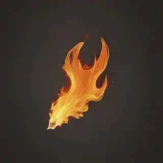 fire clear background