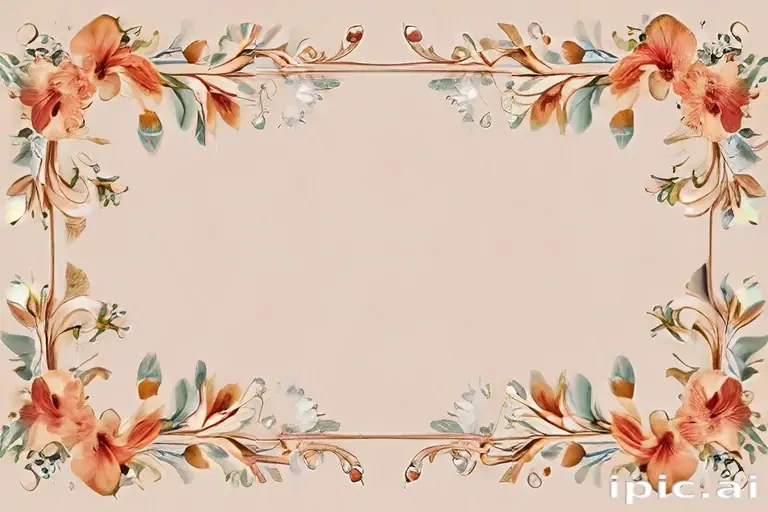floral border png
