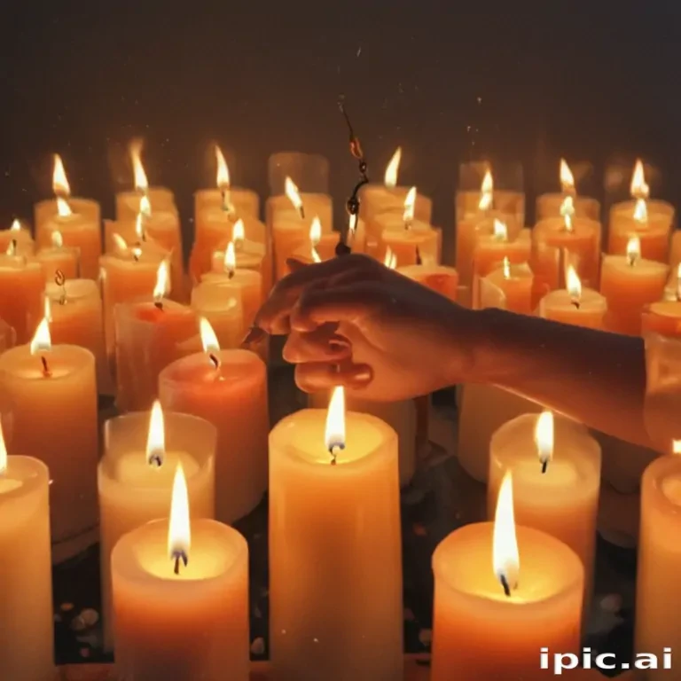 candle drawing