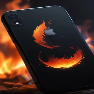 iphone cute black wallpaper