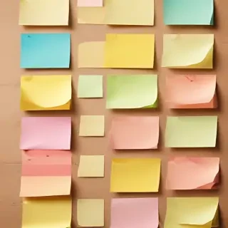 sticky note background