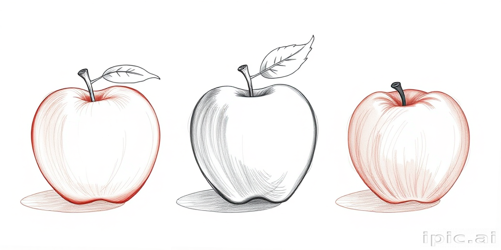 apple drawings