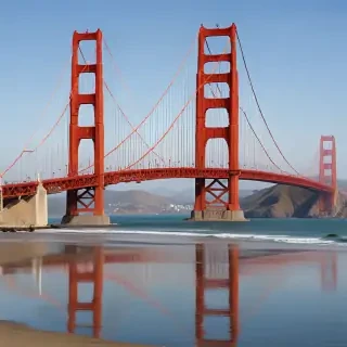 clipart golden gate bridge
