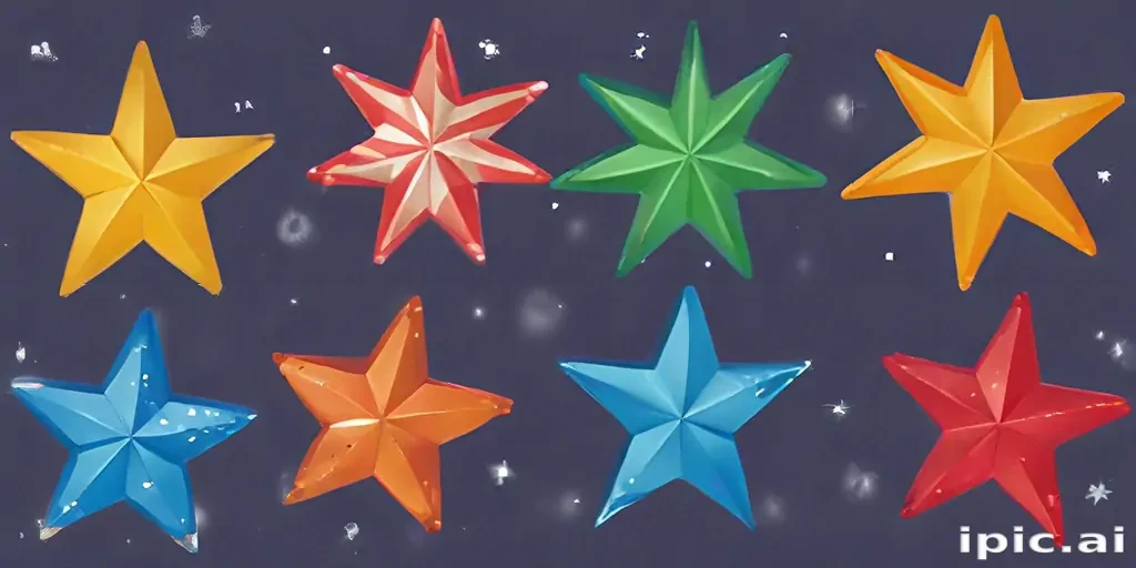 christmas stars clipart