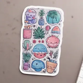 transparent aesthetic stickers