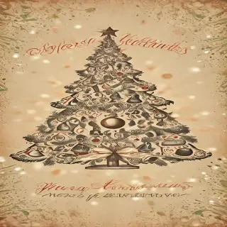 vintage merry christmas