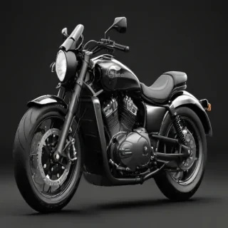 motorcycle clipart black and white