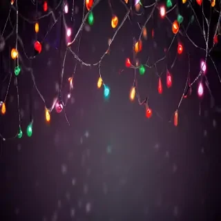 christmas lights iphone wallpaper