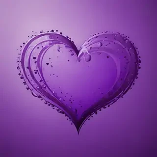 purple wallpaper heart