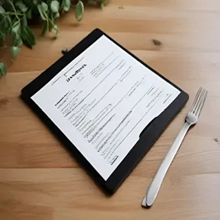 menu mock up
