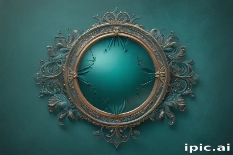 plain teal background