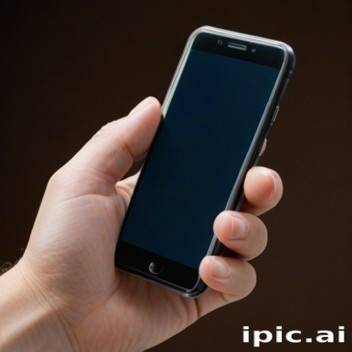 hand holding cell phone