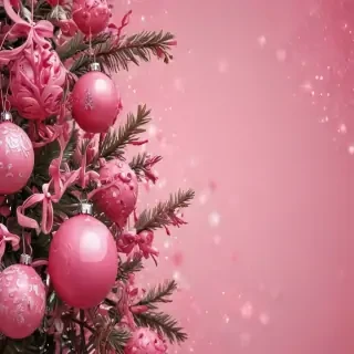 cute pink christmas wallpaper