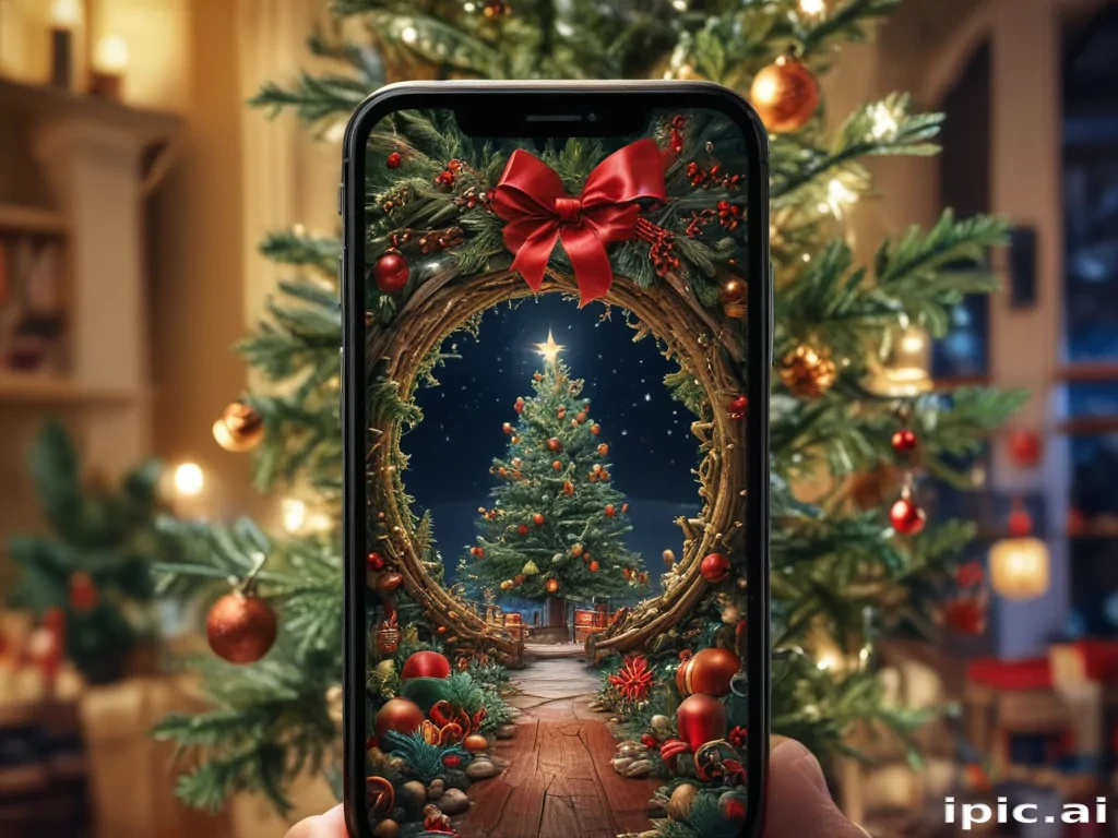 christmas phone wallpaper iphone