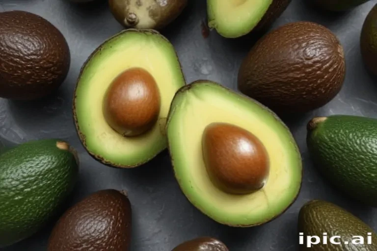 avocado drawing