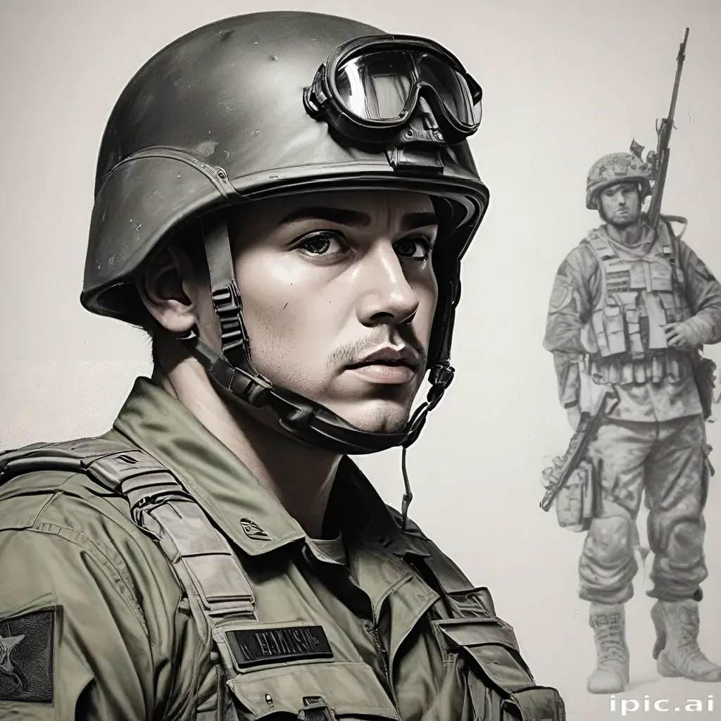 army drawing