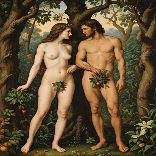 pictures of adam and eve