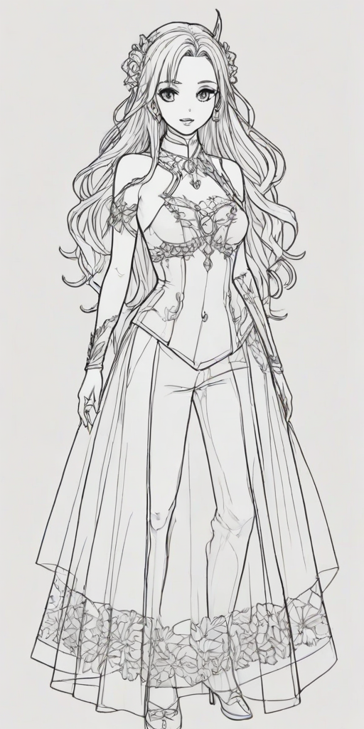 transparent line art