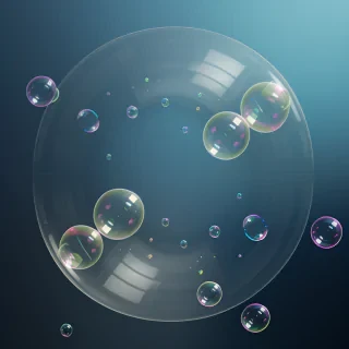 bubbles transparent
