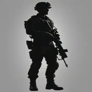 soldier silhouette png