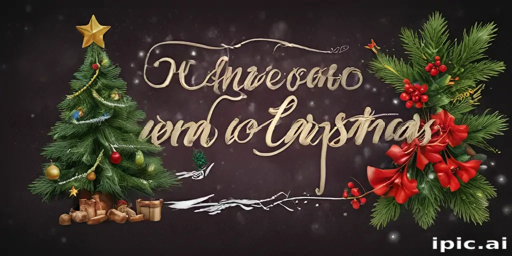 merry christmas png transparent