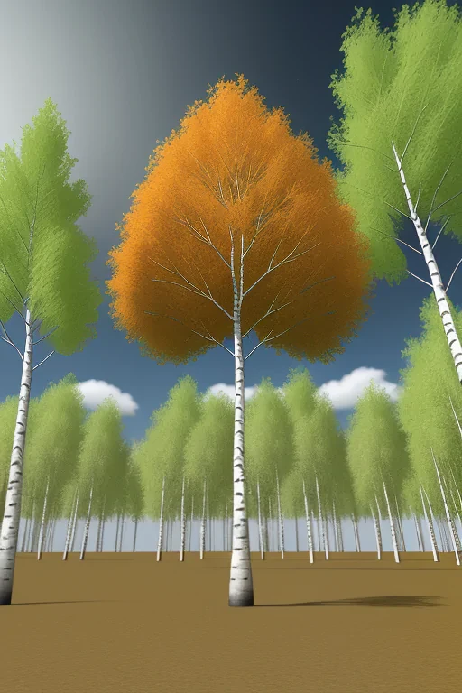 birch tree png