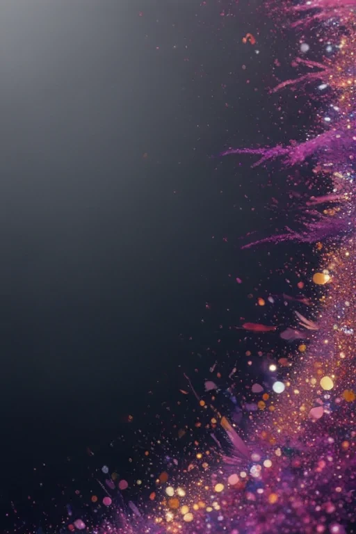 transparent background glitter