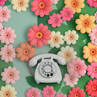 flower phone background