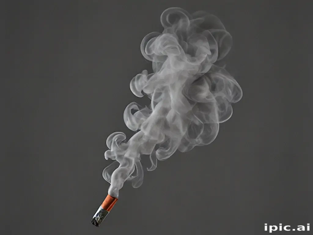 smoke no background