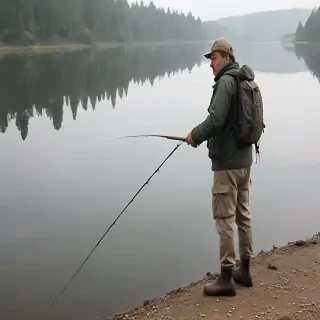 rod in fishing