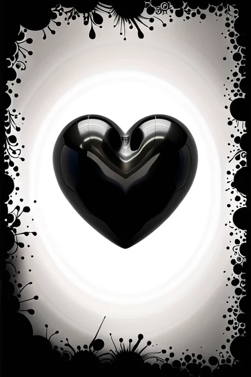 black heart photo