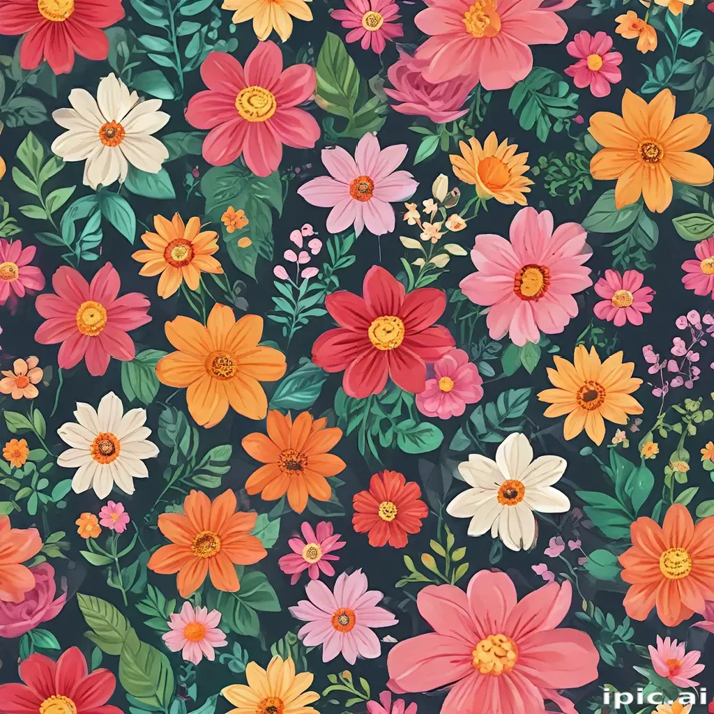 cartoon flowers png