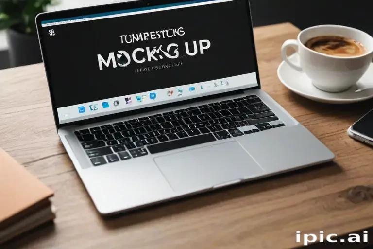 free laptop mockup